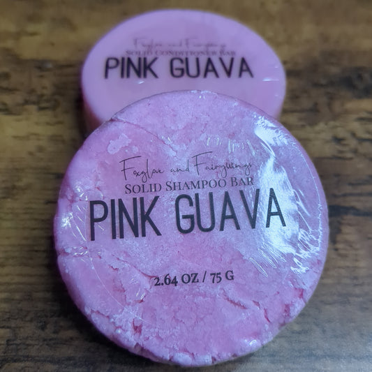 Solid Conditioner Bar - Pink Guava