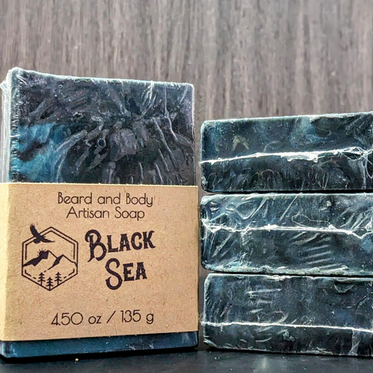 Beard and Body Bar Soap - Black Sea