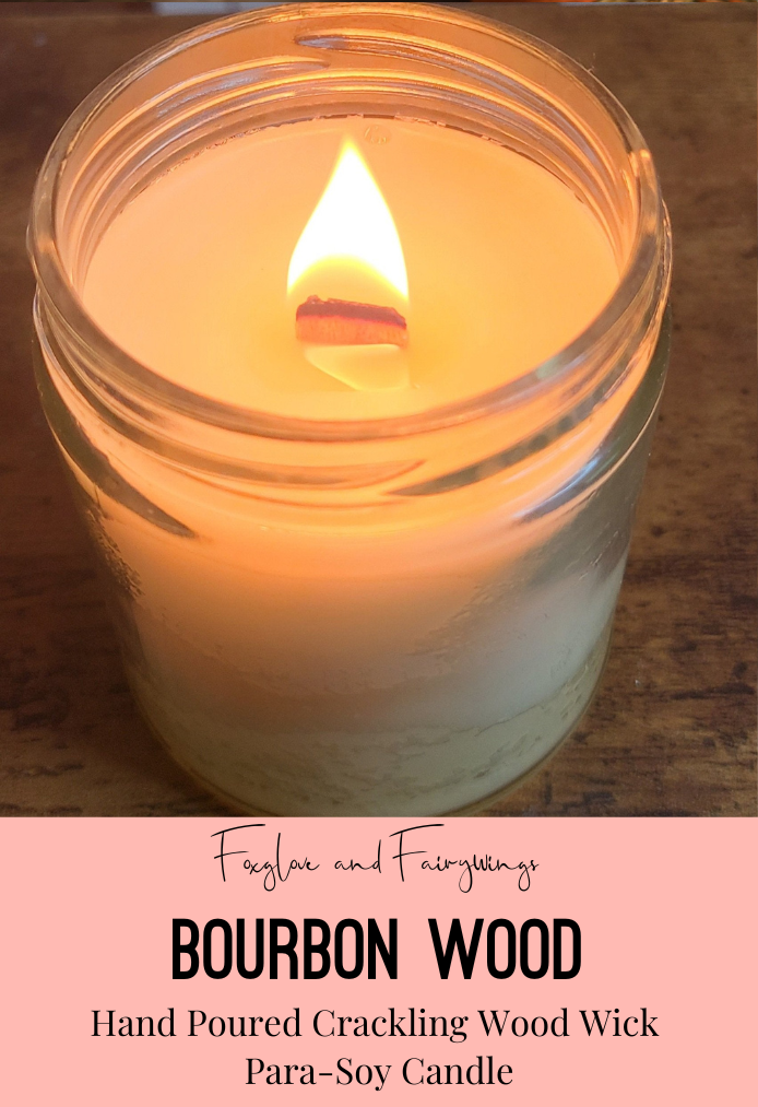 Hand Poured Para-Soy Candle - Bourbon Wood