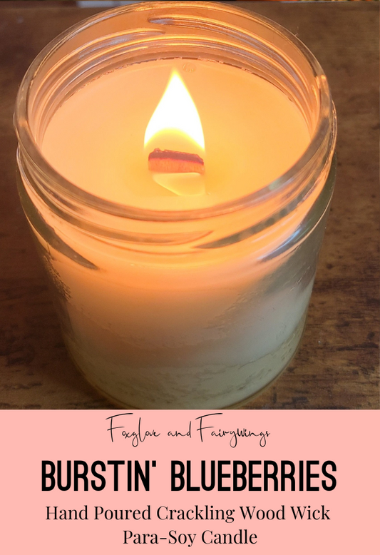 Hand Poured Para-Soy Candle - Burstin' Blueberries