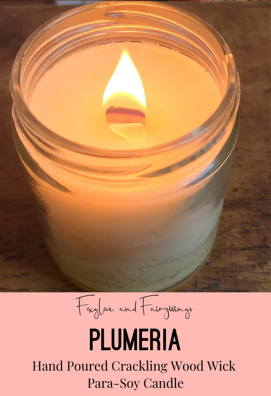Hand Poured Para-Soy Candle - Plumeria
