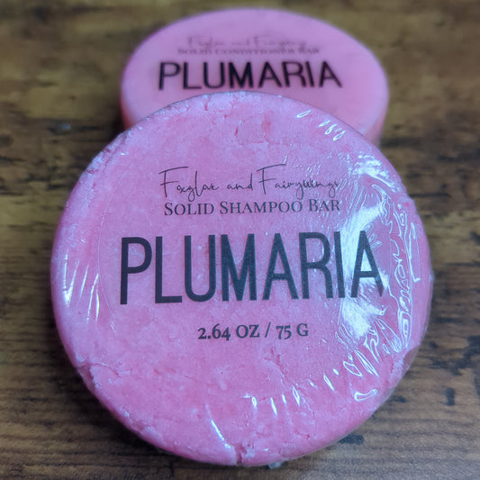 Solid Shampoo and Conditioner Bars -  Plumaria