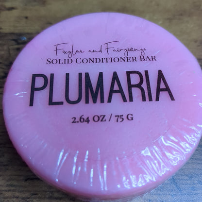 Solid Shampoo and Conditioner Bars -  Plumaria