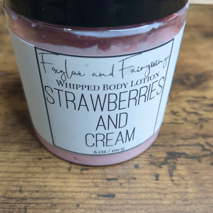 Whipped Body Lotion - Strawberries and Cream