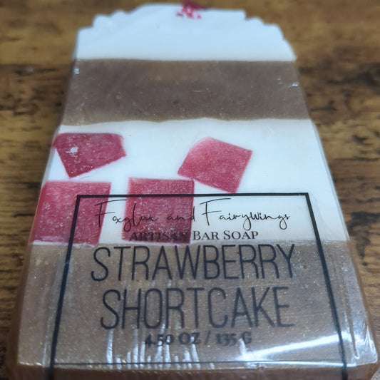 Artisan Bar Soap - Strawberry Shortcake