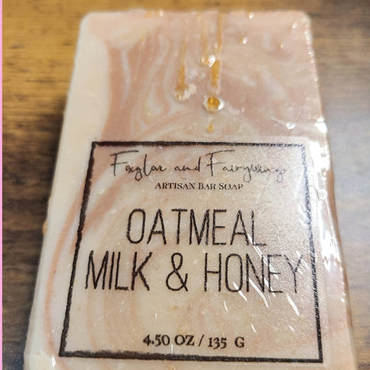 Artisan Bar Soap - Oatmeal Milk and Honey