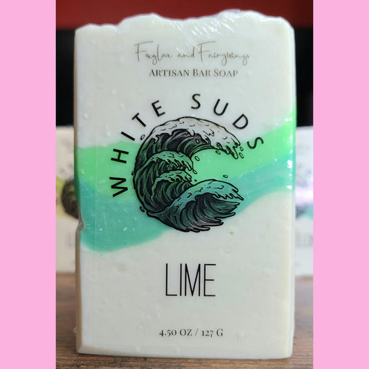 White Suds - Artisan Bar Soap - Lime