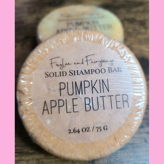 Solid Shampoo and Conditioner Bars - Pumpkin Apple Butter